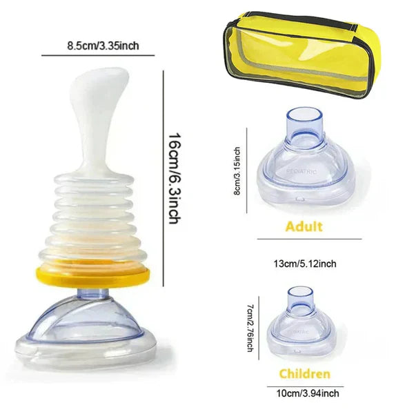 Anti-choking device masks for infants, children, and adults